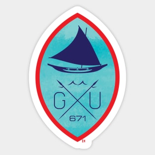 GU - 671 Sticker